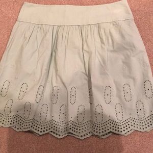 Ann Taylor Loft green skirt